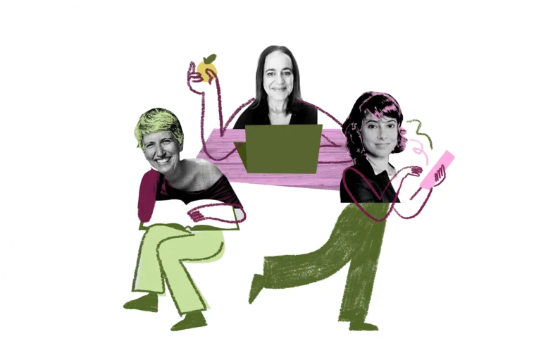 Luca, Susan e Sharon, fundadoras da Oest